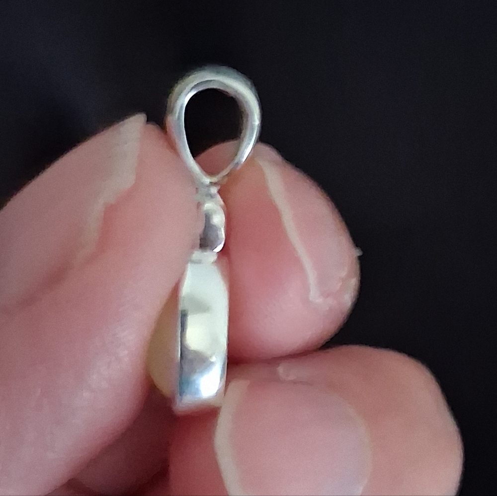 ETHIOPIAN OPAL PENDANT 925 STERLING SILVER - Picture 5 of 5